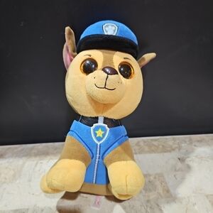 Ty Beanie‎ Boos Paw Patrol 10" Chase the Police Dog Stuffed Animal Plush